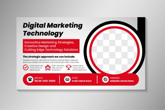 Digital Marketing Horizontal Banner Review for Graphics