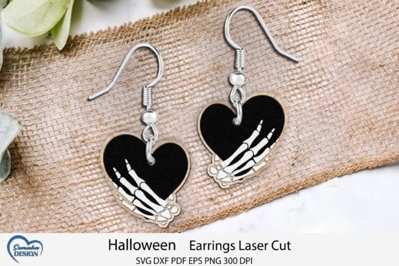 Earrings Laser Cut Halloween Earrings for Seasonal Shops