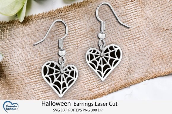Earrings Laser Cut: Spooky Branding for Halloween