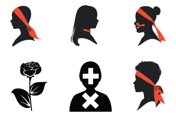 Leukemia Awareness Calligraphy Ribbon Graphics and Illustrations Review