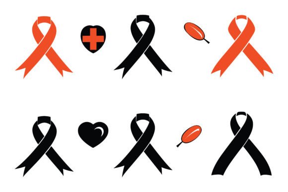 Leukemia Awareness Ribbon Tattoo Design: Graphics & Illustrations for Real Projects