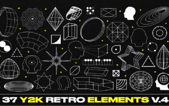 Y2K Retro Elements Bundle: A Designer's Review of Graphics and Illustrations